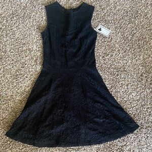 🎃 Chic Black Lace Mini Dress